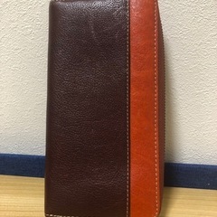 牛革製長財布の画像