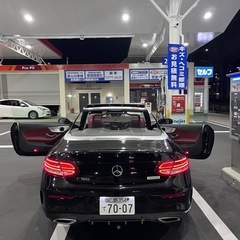 ベンツc180カブリオレ　レッドトップレッドレザーの画像