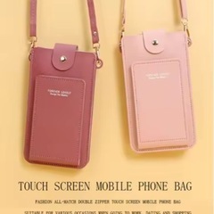 「未使用」スマホ ショルダーバッグ ブラック スマホバックの画像