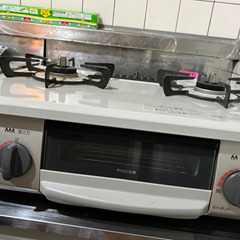【取引確定】【タダであげます】ガスコンロ0円、汚れ少しだけの画像