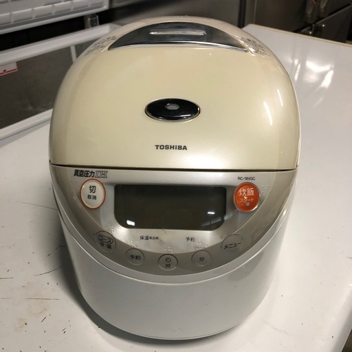 チェックOK!　東芝 真空圧力IH炊飯器 RC-18VGC 1升炊き