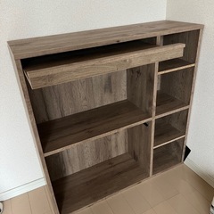 本棚 扉付 スリム 大容量 おしゃれ アイリスオーヤマ キャビネット 北欧 木製の画像