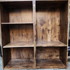 【無料 即日希望】カラーボックス2つセットの画像