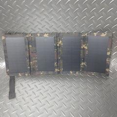 ★キャンプ車中泊【ソーラーパネル】充電器 モバイルバッテリー