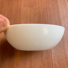 ★フランス製　YAMAZAKI　強化ガラス　白いスマイルボウル4個★の画像