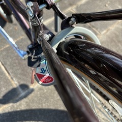 美品　子供用自転車　22インチ　室内保管　ヘルメット付き　決まりました。の画像