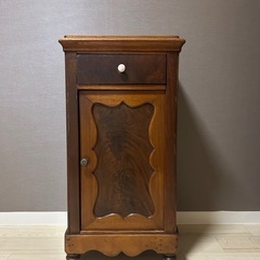 アンティーク品♪キャビネット 棚　天板大理石