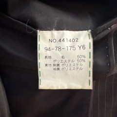 【広川町】購入金額4万/AOKI/スーツ/夏服/Y6/ツーパンツの画像
