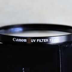 キヤノン フィルター72mm 3枚セット 黒革風専用ケース付き ND8/PL/UV 分轄販売可能の画像