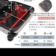 Proevo スーツケース　オープントップタイプの画像