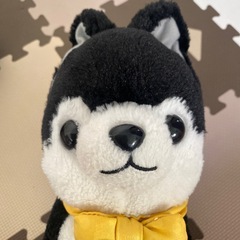 犬のぬいぐるみ2個の画像