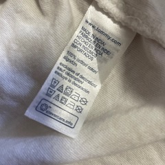 【受け渡し者決定】TOMMY HILFIGER トミーヒルフィガー　ロングTシャツ　ホワイトの画像