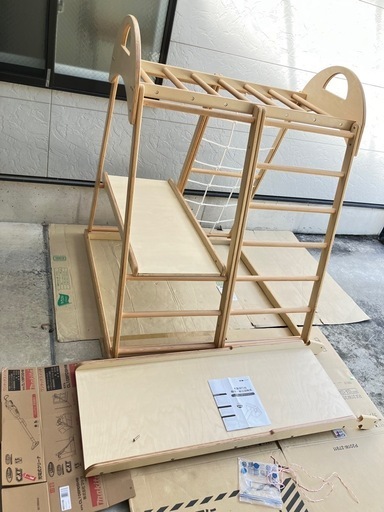 木製 滑り台 ジャングルジム ブランコ 屋内用 すべりだい