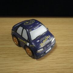 スバル　インプレッサ・ラリーカー　紙粘土デフォルメカー①
