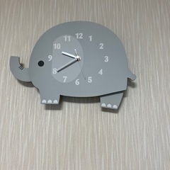 時計　ニトリ　ゾウさん