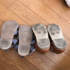 女の子の夏用靴の画像