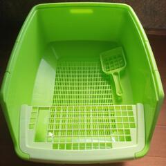 【交渉成立しましたありがとうございます】楽ちん猫トイレフード無し...