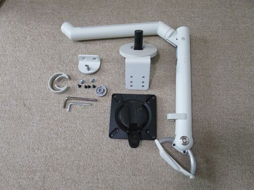 Flo(フロー) モニターアーム シングル ( VESA規格対応 CBS ハーマンミラー)　ホワイト