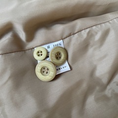 レディース アウター テーラード ジャケット シルク Ｍ 高品質 絹 ベージュの画像