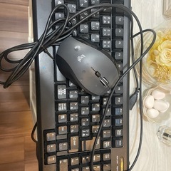 値下げ！ワイヤレスマウス、有線キーボード