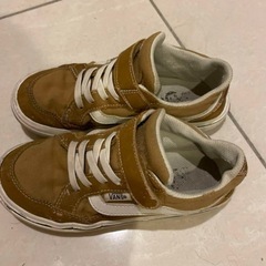 vans キッズ　スニーカー　茶色　20cm