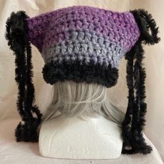 猫耳帽子の画像