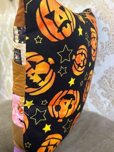 福岡市)ハロウィン♡パッチワークキルトクッション