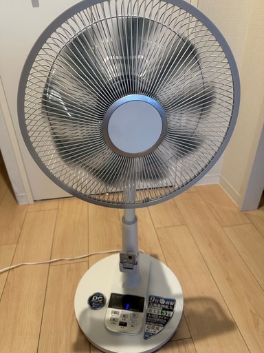 扇風機 DCモーター　リモコン付き