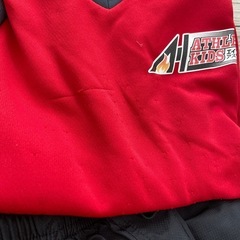 Ａ－１キッズのバッグとユニフォームの画像