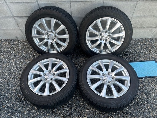 【中古】オデッセイ ヴェゼル等215/55R17 17x7J+53 5穴114.3