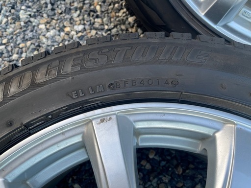 【中古】オデッセイ ヴェゼル等215/55R17 17x7J+53 5穴114.3