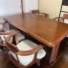 本日で出品取りやめします※ ダイニングテーブルセット