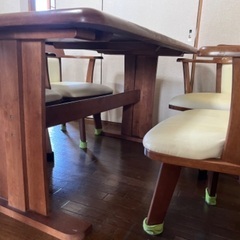 本日で出品取りやめします※ ダイニングテーブルセットの画像
