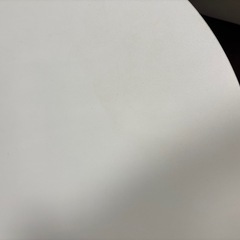 サイドテーブル　カフェテーブル　円形　白　幅60cm　の画像