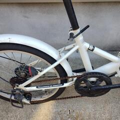 20インチ折り畳み自転車 外装6段変速  整備済み! の画像