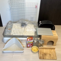 【決定】うさぎ 小動物　ケージ・お世話用品等飼育セット 