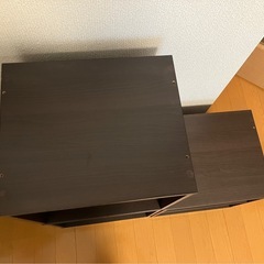 カラーボックス　約35cmの正方形の画像