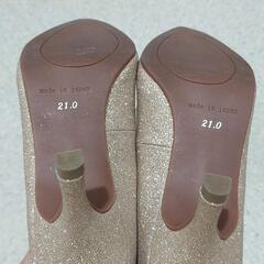 21cmキラキラパンプスの画像