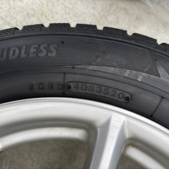 エスティマ純正ホイール スタッドレスほぼ新品の画像