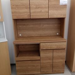 ★ジモティ割あり★ レンジボード ナチュラル H180×D45×W115クリーニング済み TC1754 ☆ジモティ割あり☆ レンジボード ナチュラル H180×D45×W115