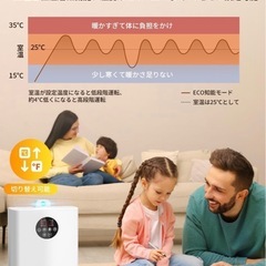 セラミックファンヒーター　2023年式の画像