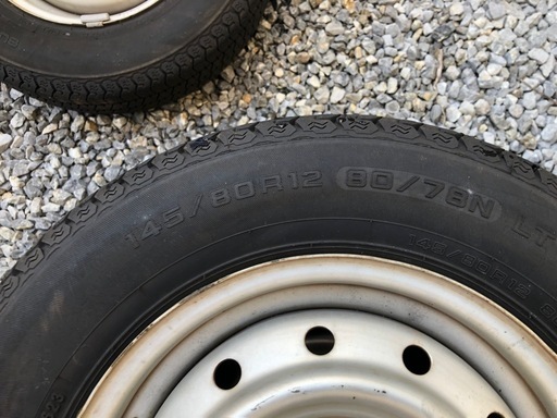 スズキ軽トラ、軽バン夏タイヤ  145/80R12 80/78N LT