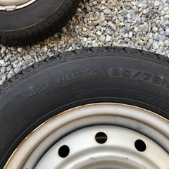 スズキ軽トラ、軽バン夏タイヤ  145/80R12 80/78N LTの画像