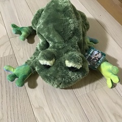 【値引きしました】カエルのパペットの画像