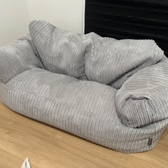 【美品】lounge pug ジョセフィンソファビーズクッション LoungePug ジョセフィンビーズソファ-クラシックコーデュロイ