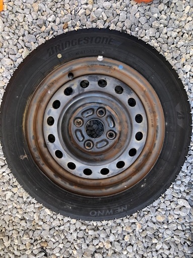 スズキ夏タイヤ　ブリヂストン  NEWNO 155/65R14 75H