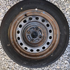スズキ夏タイヤ　ブリヂストン  NEWNO 155/65R14 ...