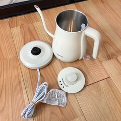  電気ケトル コーヒーケトル 0.8L 1000W コーヒーポッ...