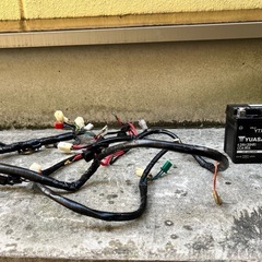 YAMAHA bw's100メインハーネスバッテリーの画像