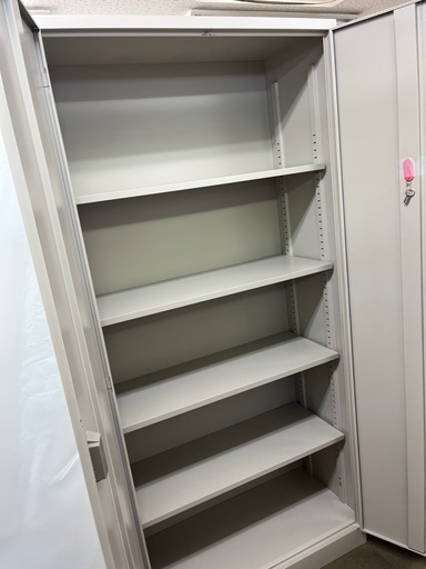 両開き書庫　オフィス書庫　オフィス家具　扉付き書庫　